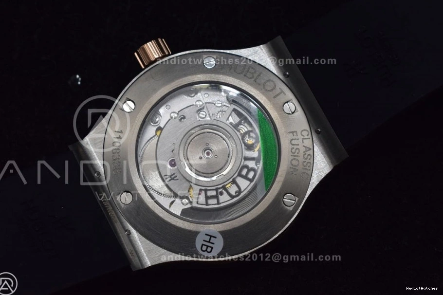 588 Dial Bold Gummy 45mm Edition 1:1 Strap Black Fusion HBF A on Best RG Black 0404